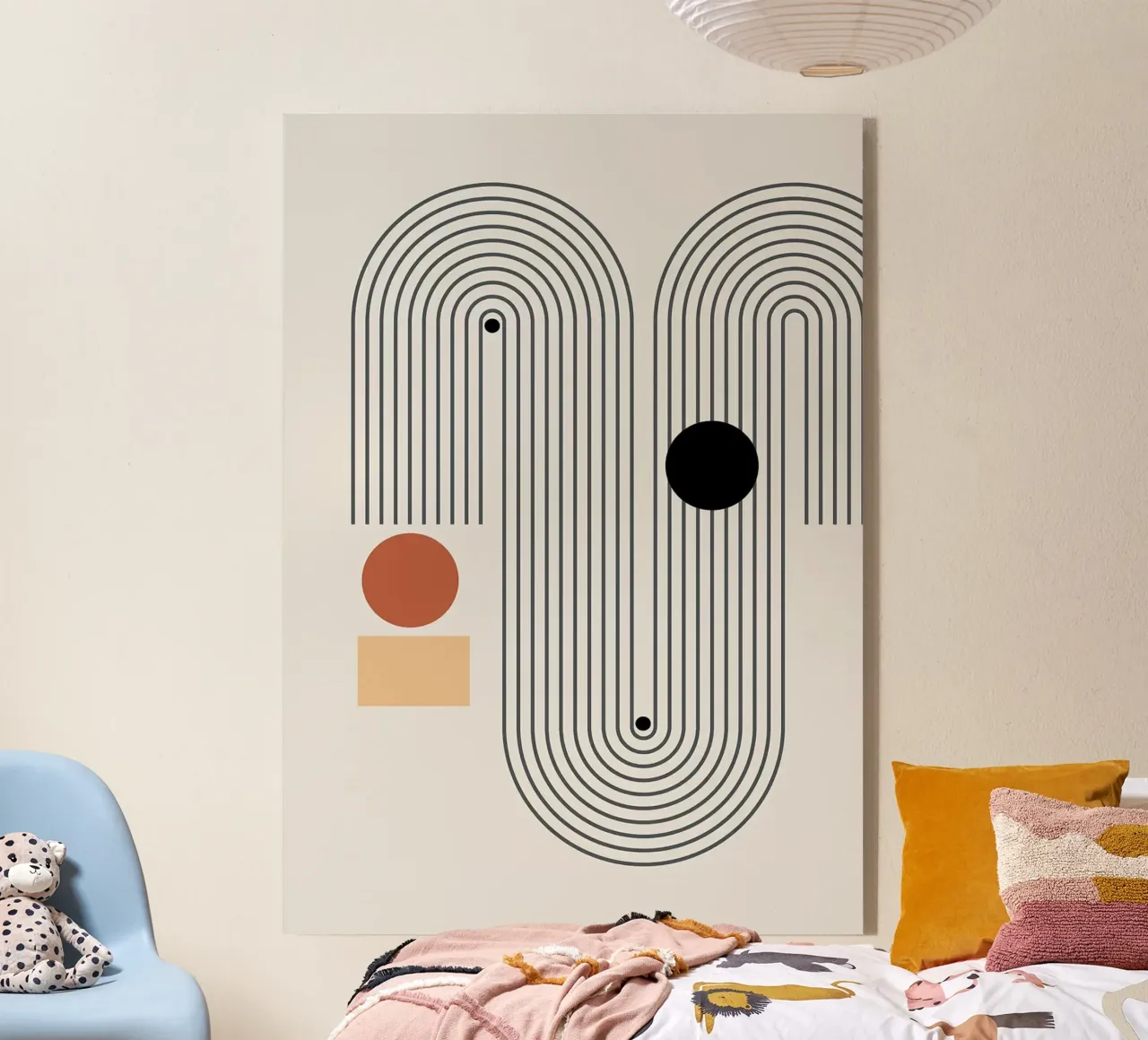 forme geometriche modelli di linee cerchi archi plexiglass da Purrfect Whiskers Art