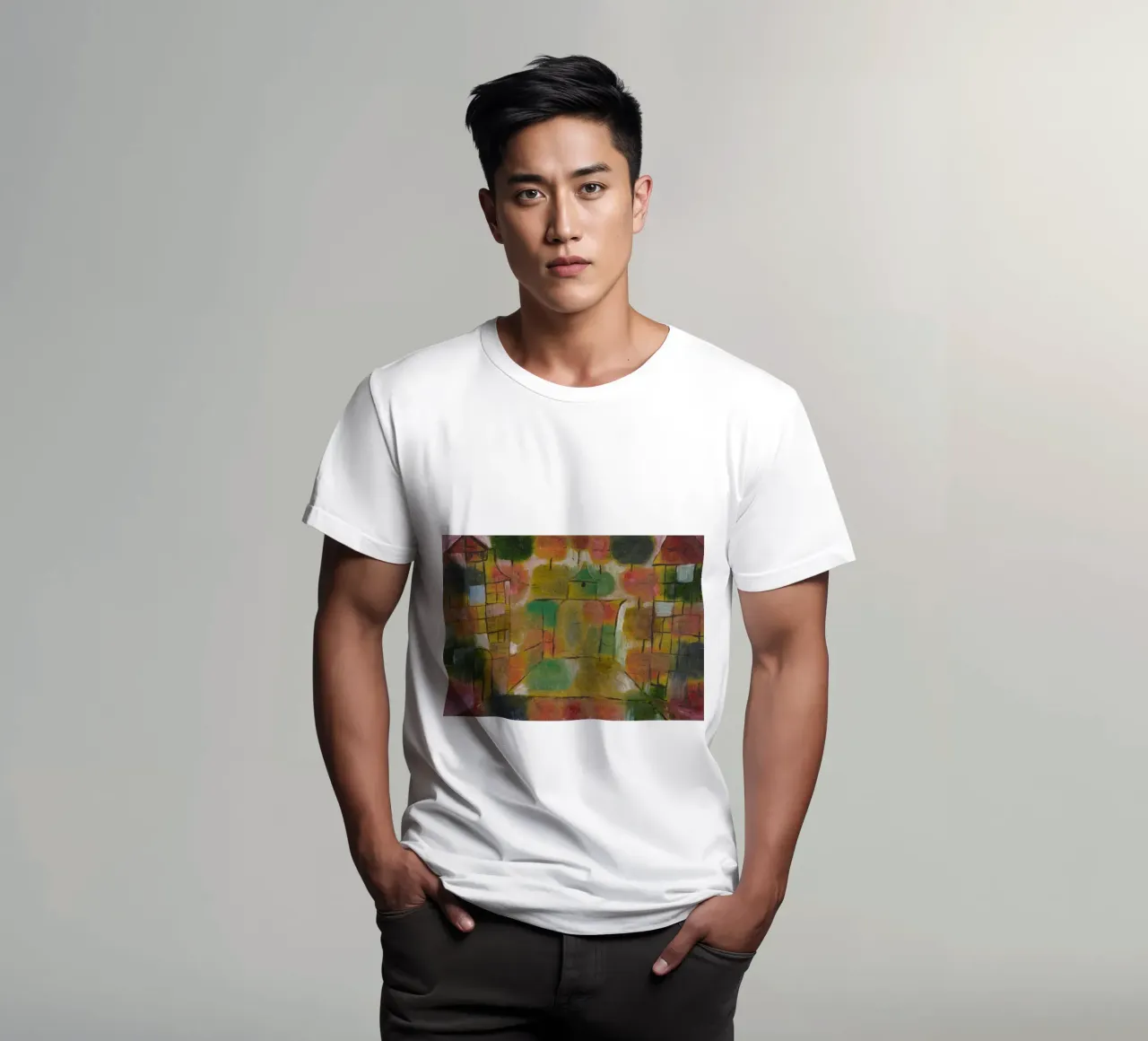 Paul Klee - Arbre et architecture : Rythmes 1920 t-shirt de Wirla