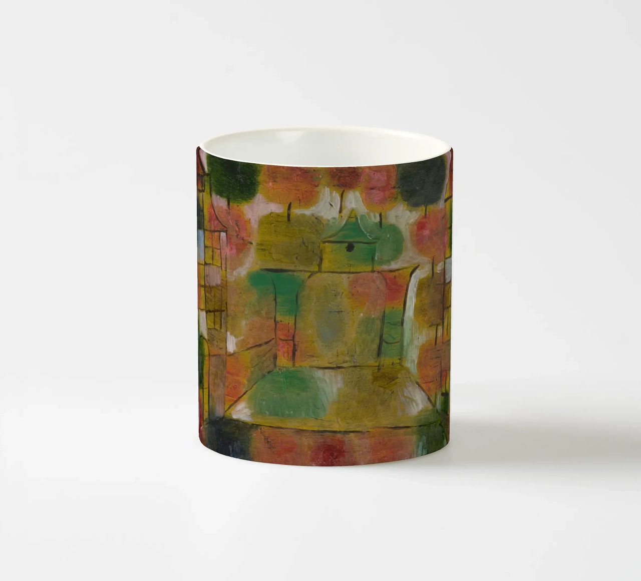 Paul Klee – Tree and Architecture: Rhythms 1920 ceramic mug by Wirla