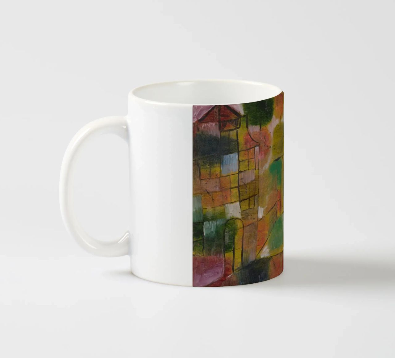 Paul Klee – Tree and Architecture: Rhythms 1920 ceramic mug by Wirla