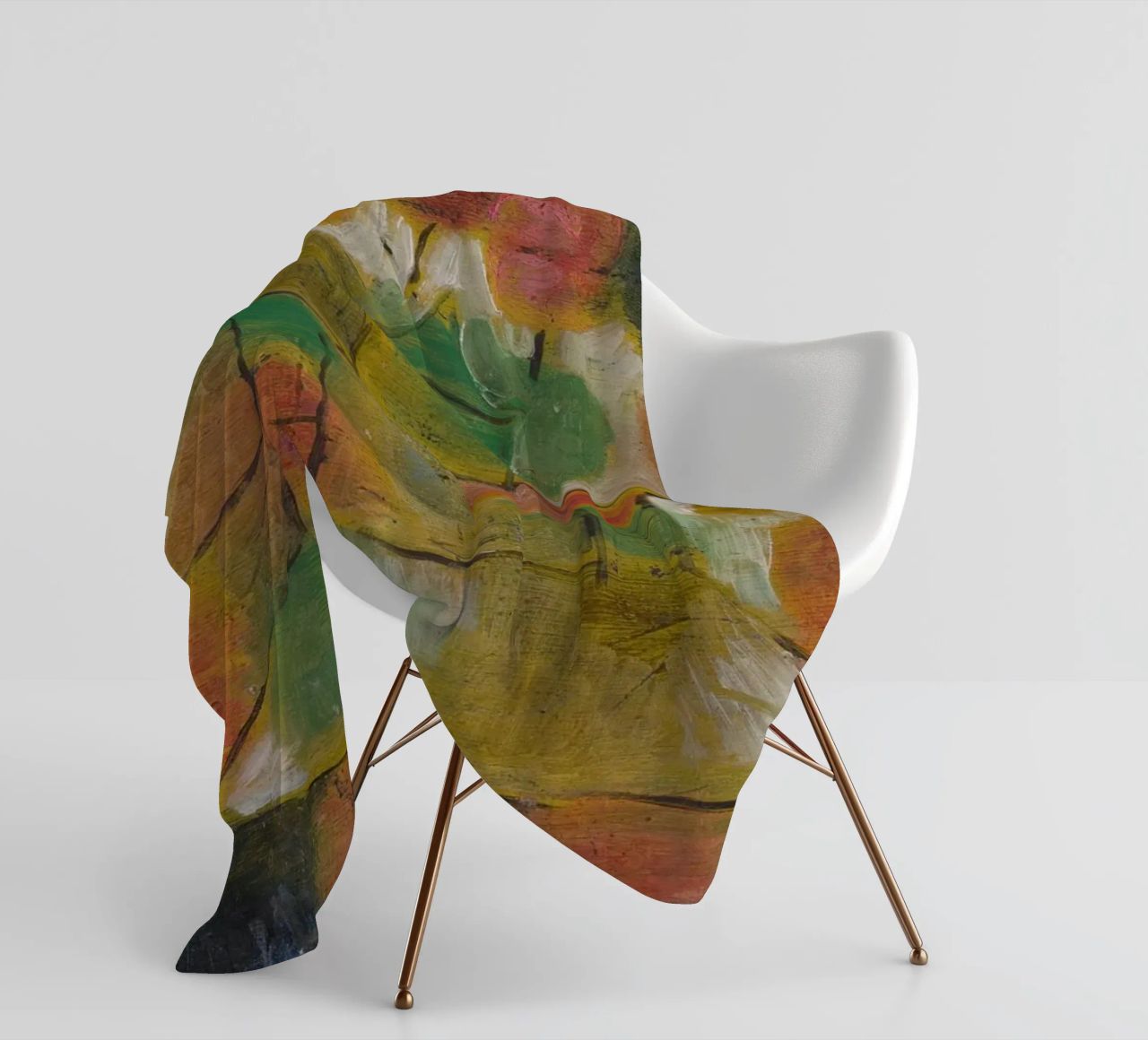 Paul Klee – Tree and Architecture: Rhythms 1920 fleece blanket by Wirla