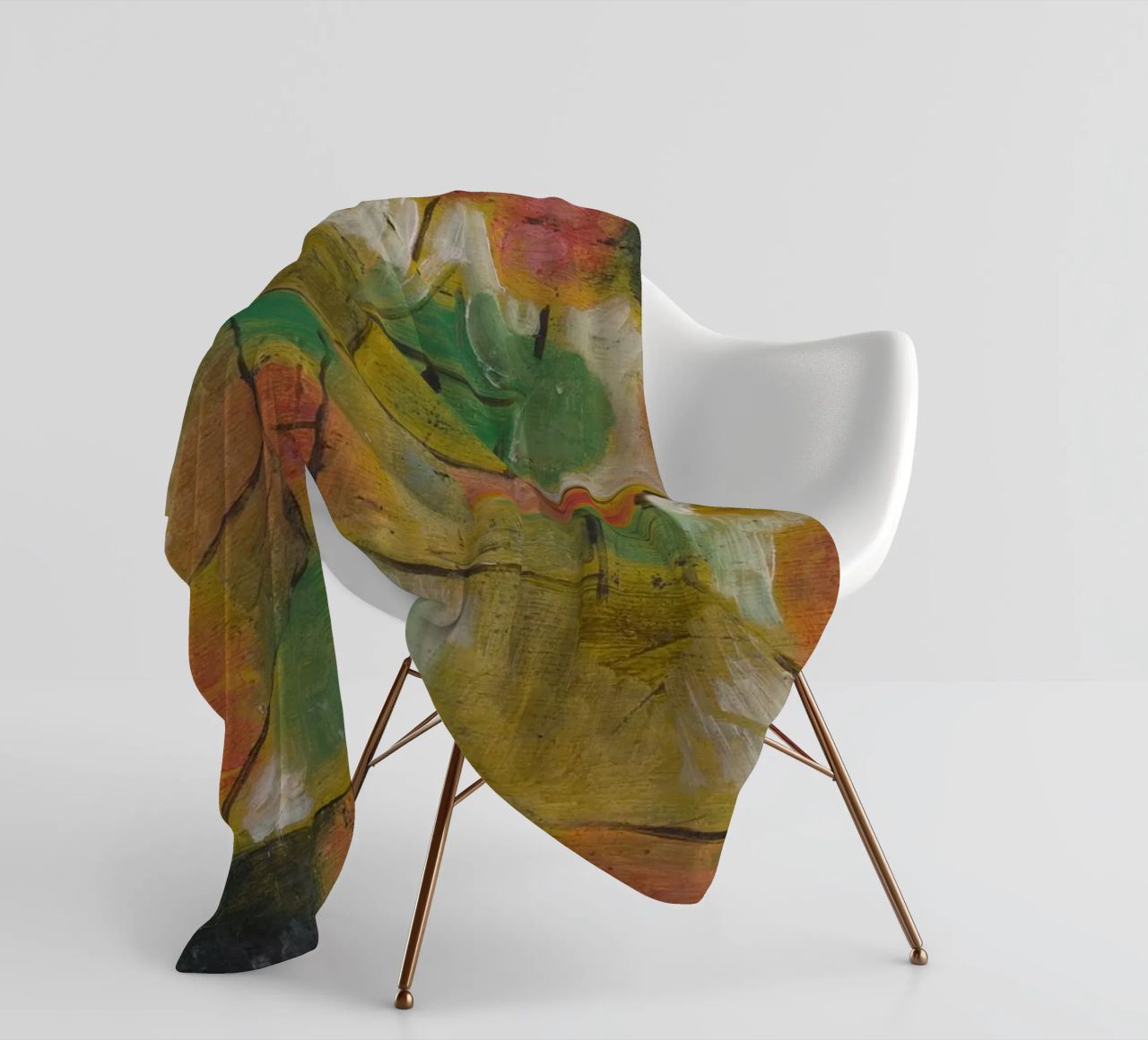 Paul Klee – Tree and Architecture: Rhythms 1920 fleece blanket by Wirla