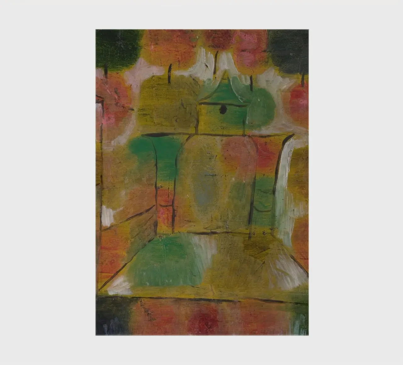 Paul Klee – Tree and Architecture: Rhythms 1920 notebook by Wirla