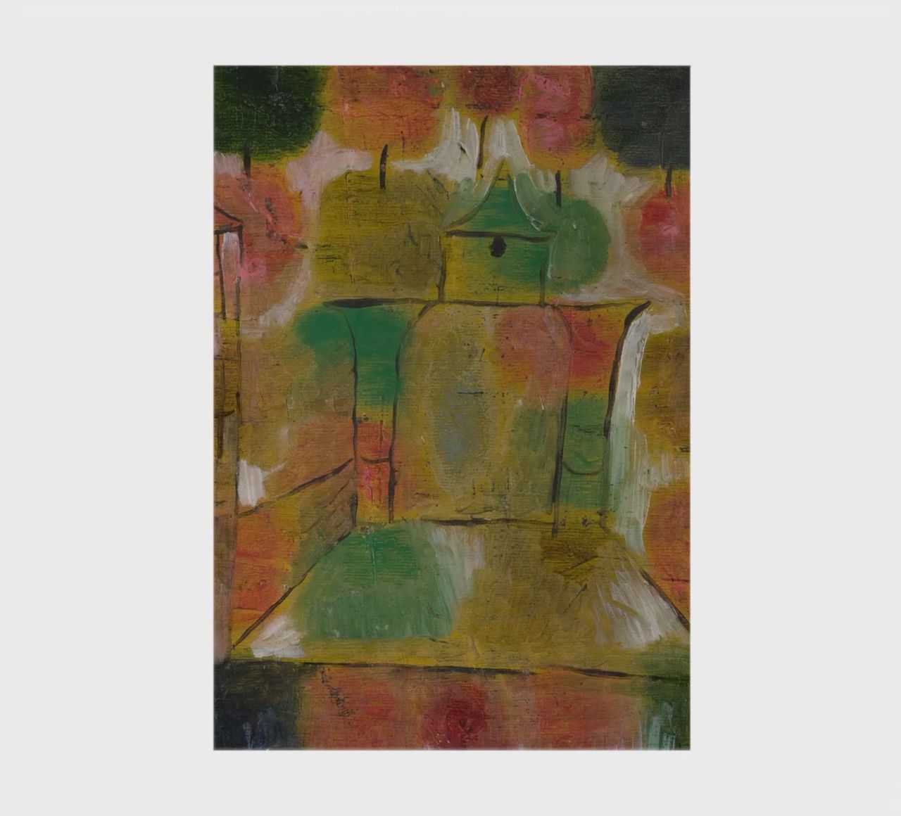 Paul Klee – Tree and Architecture: Rhythms 1920 notebook by Wirla