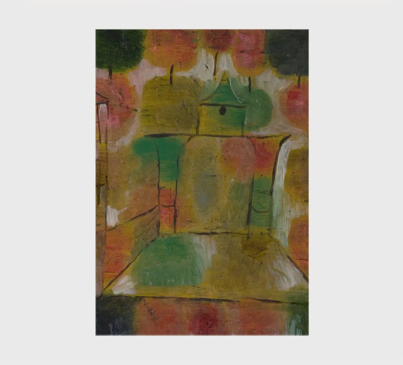 Paul Klee – Tree and Architecture: Rhythms 1920 notebook by Wirla