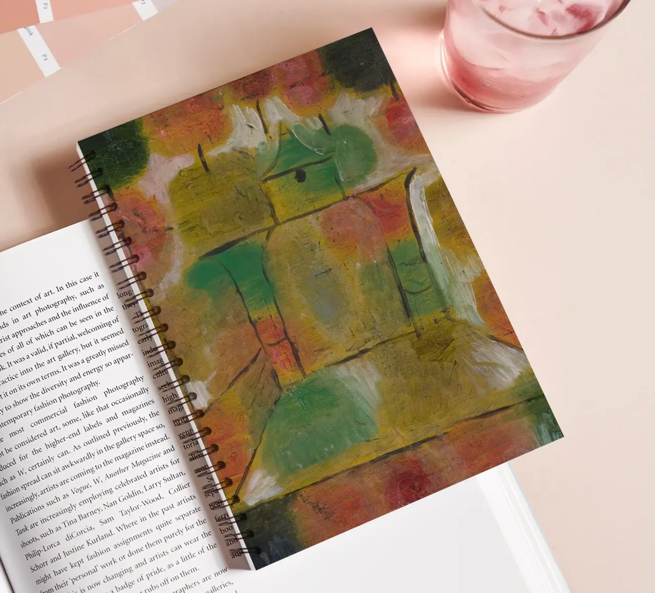 Paul Klee – Tree and Architecture: Rhythms 1920 spiral notebook by Wirla