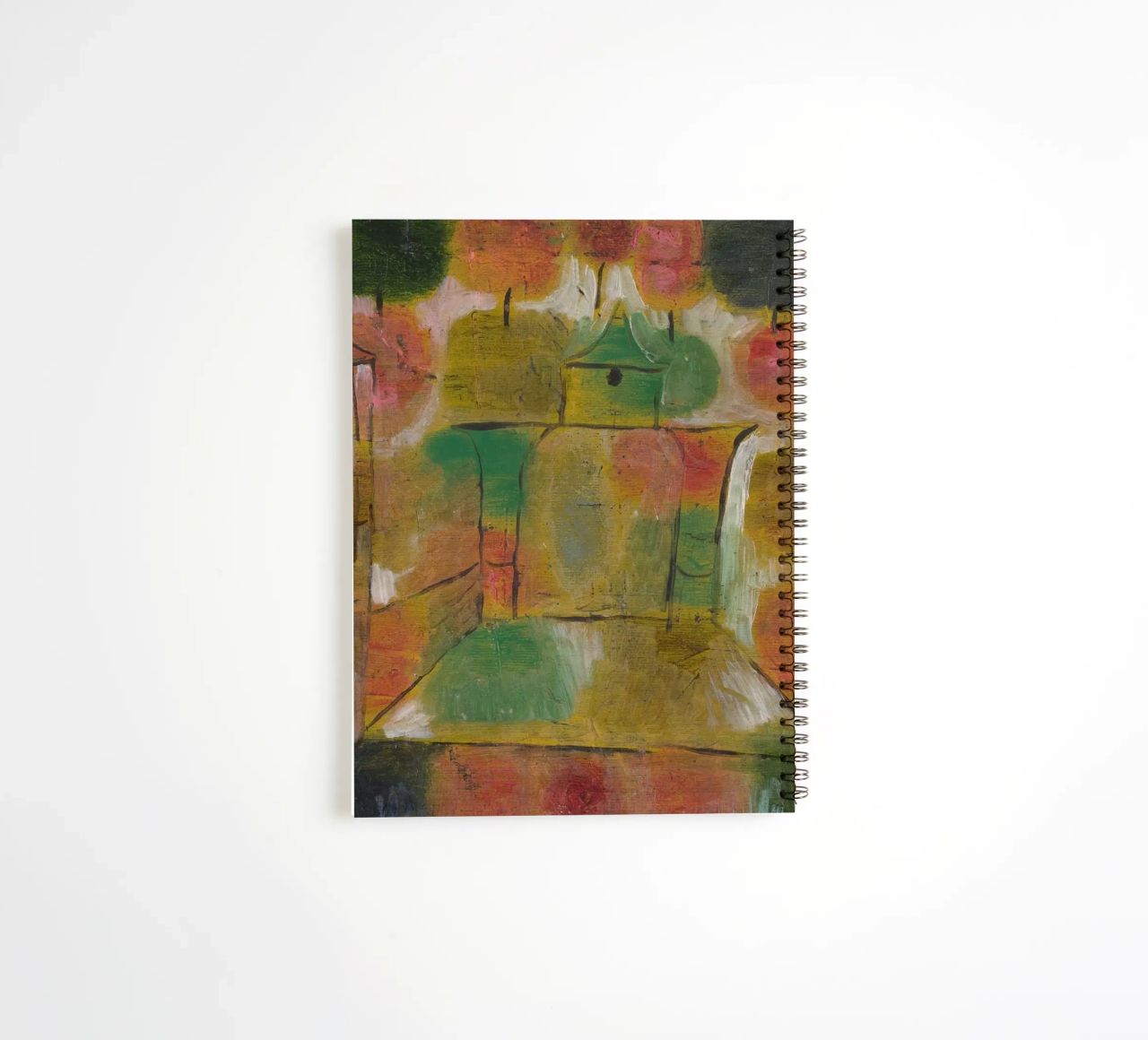 Paul Klee – Tree and Architecture: Rhythms 1920 spiral notebook by Wirla