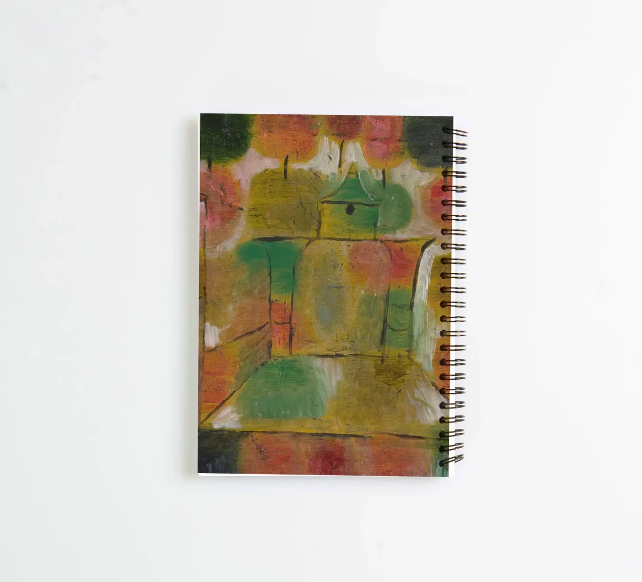 Paul Klee – Tree and Architecture: Rhythms 1920 spiral notebook by Wirla