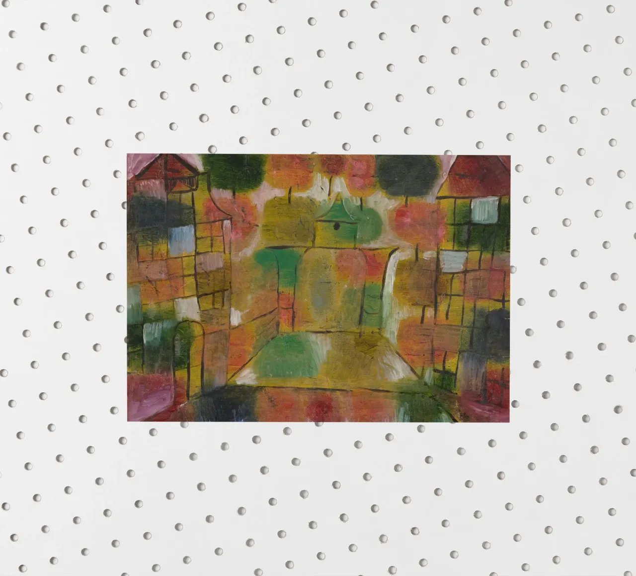 Paul Klee – Tree and Architecture: Rhythms 1920 sticker by Wirla