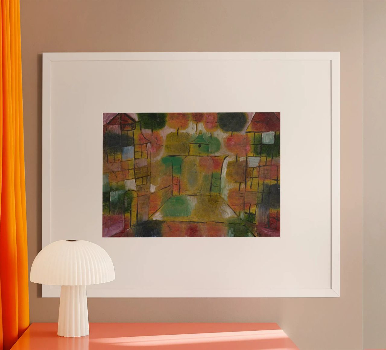 Paul Klee – Tree and Architecture: Rhythms 1920 hahnemühle by Wirla