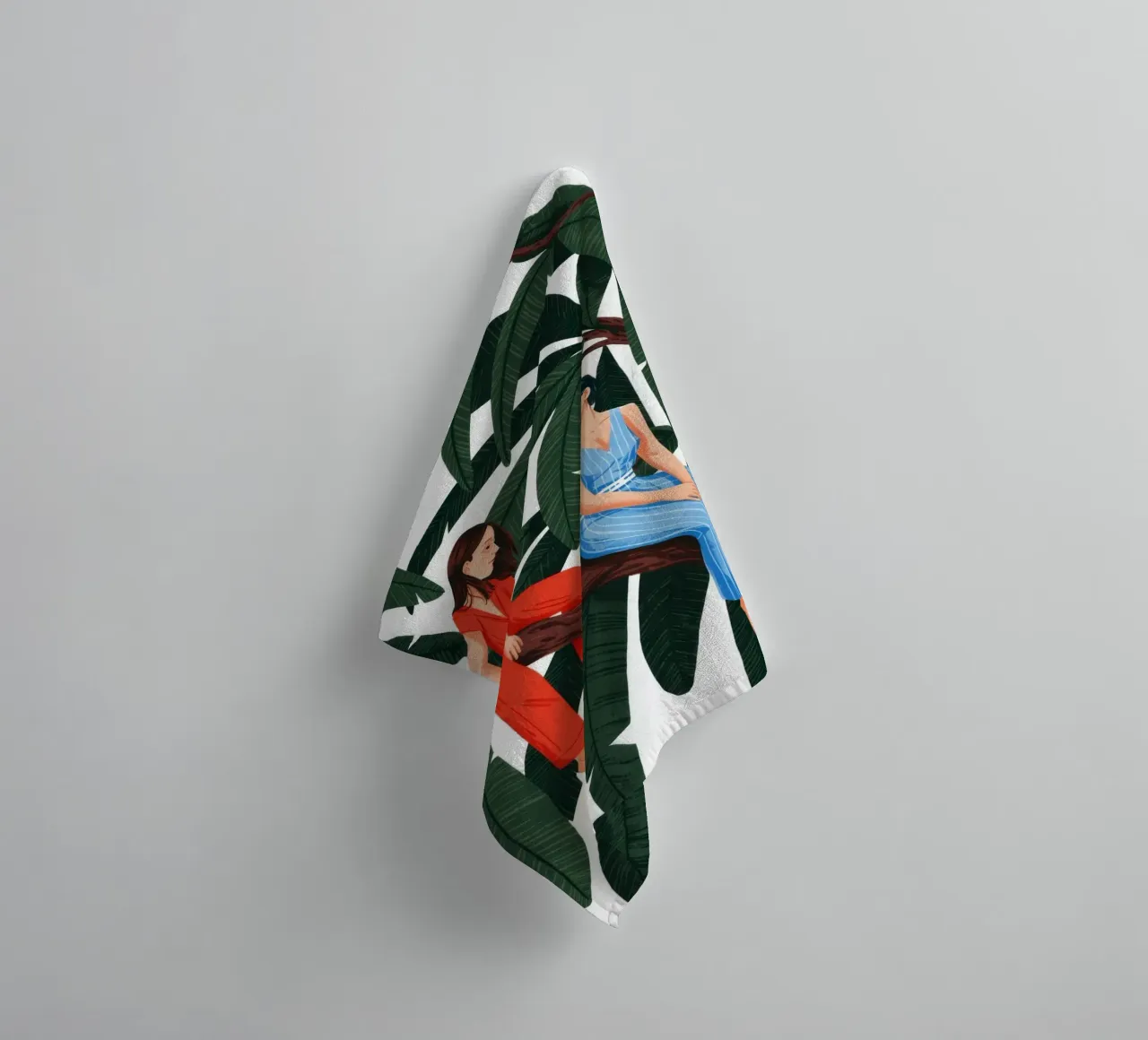 Compagnonnage de l'arbre tranquille serviette de bain de Murni Strokes