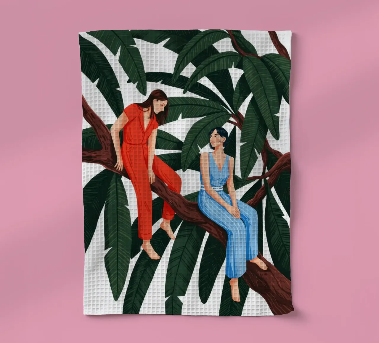 Compagnonnage de l'arbre tranquille torchon de Murni Strokes