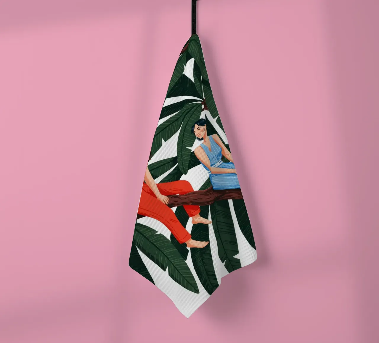 Compagnonnage de l'arbre tranquille torchon de Murni Strokes