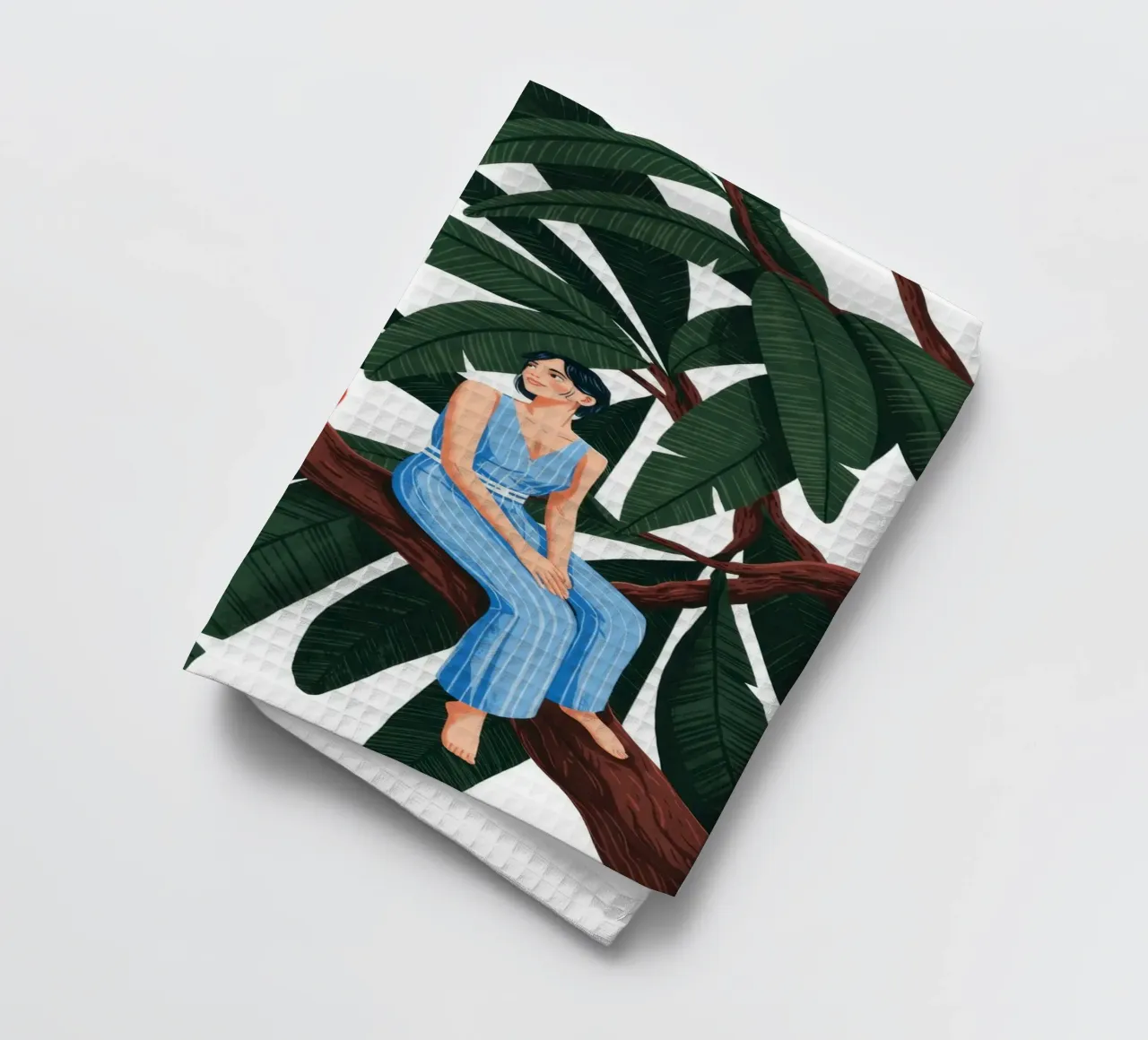 Compagnonnage de l'arbre tranquille torchon de Murni Strokes