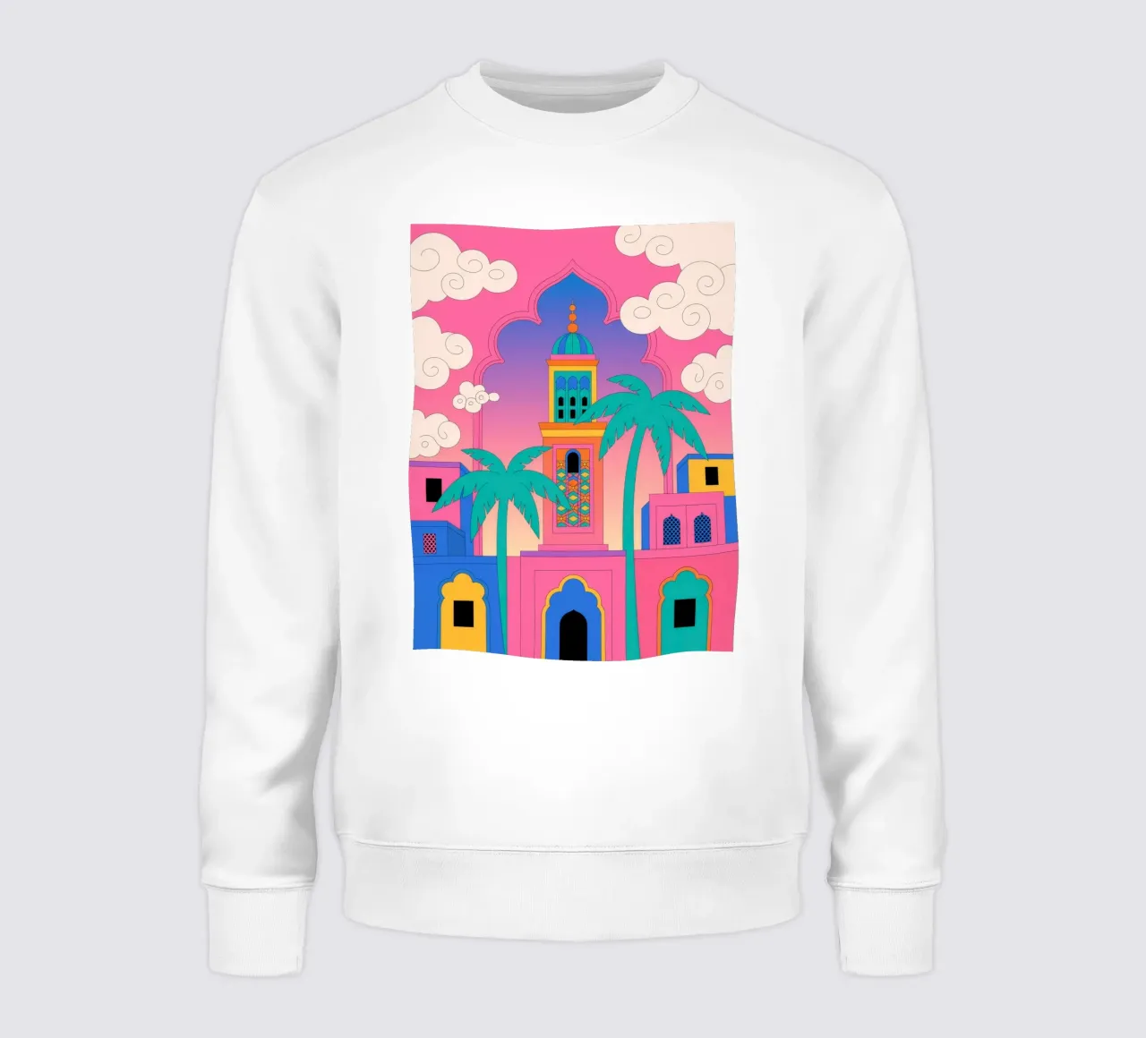 Un sogno architettonico vibrante felpa da Murni Strokes
