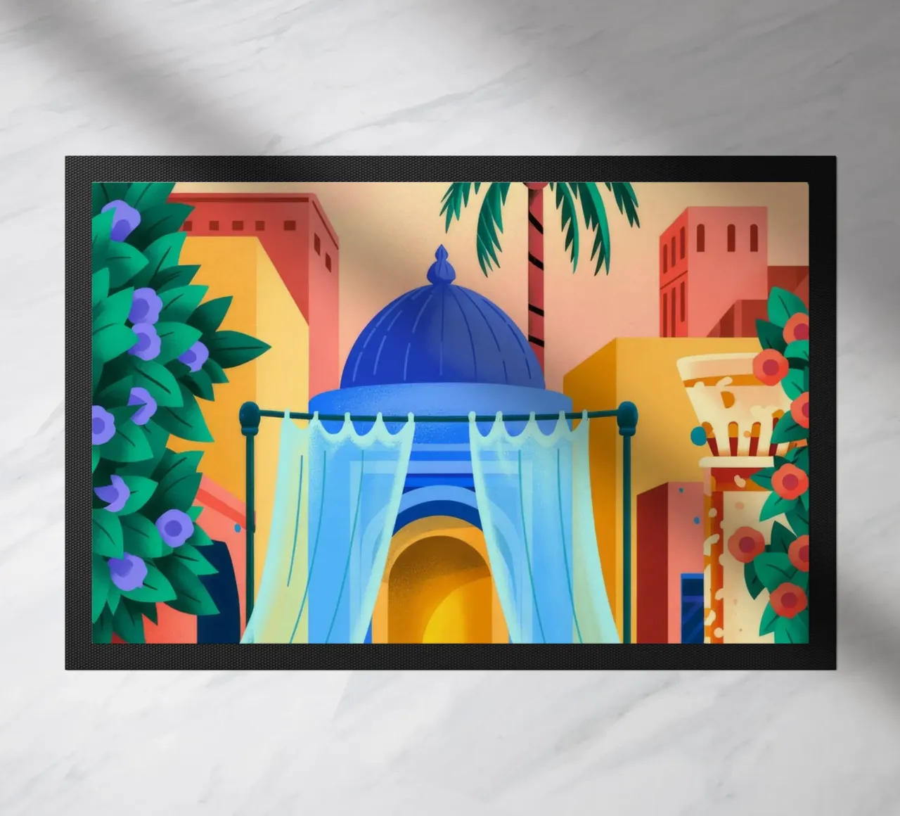 Ritiro in un cortile sereno zerbino da Murni Strokes