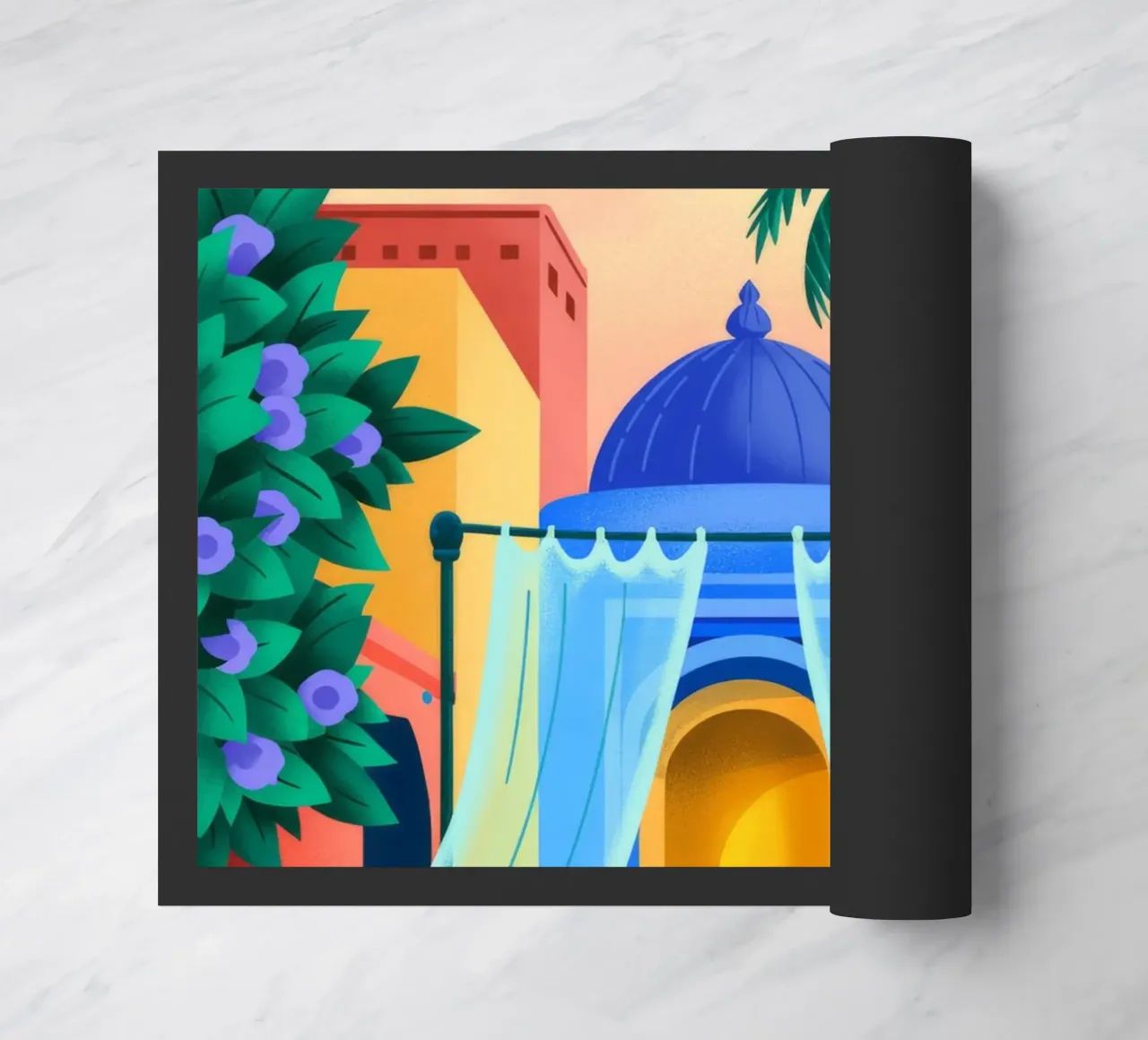 Ritiro in un cortile sereno zerbino da Murni Strokes