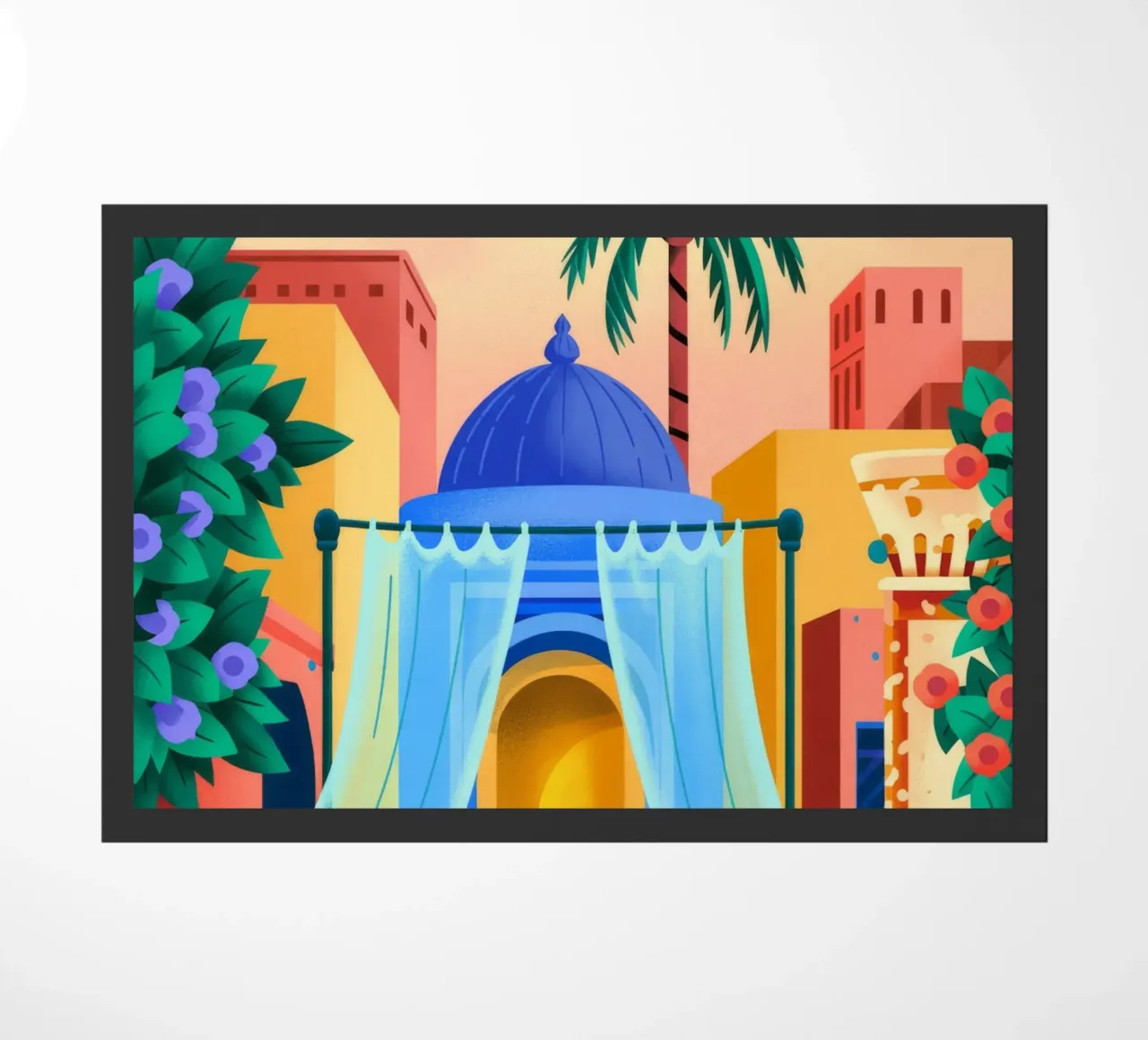 Ritiro in un cortile sereno zerbino da Murni Strokes