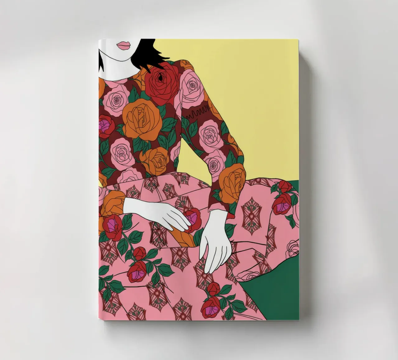 Floral Elegance Symphony notebook by Murni Strokes