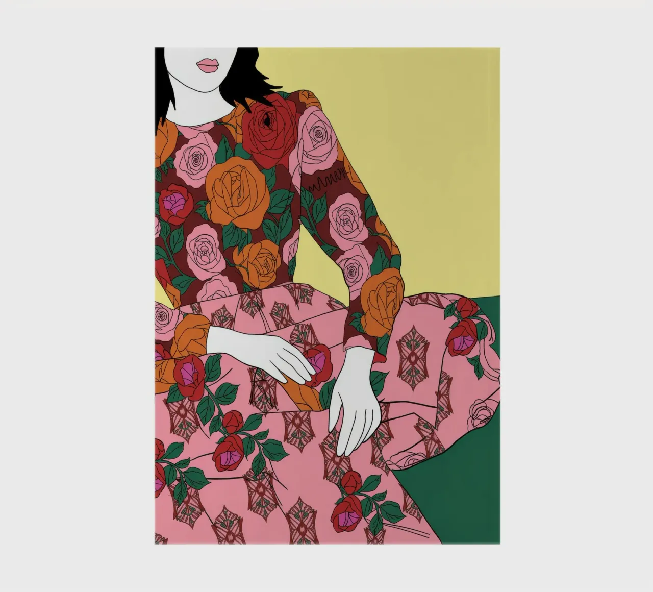 Floral Elegance Symphony notebook by Murni Strokes