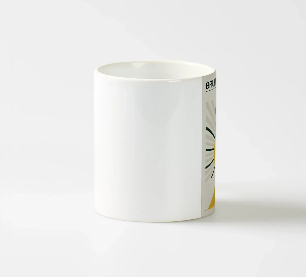 Forme geometriche del sole Bauhaus tazza in ceramica da Dale Edward YoungJr