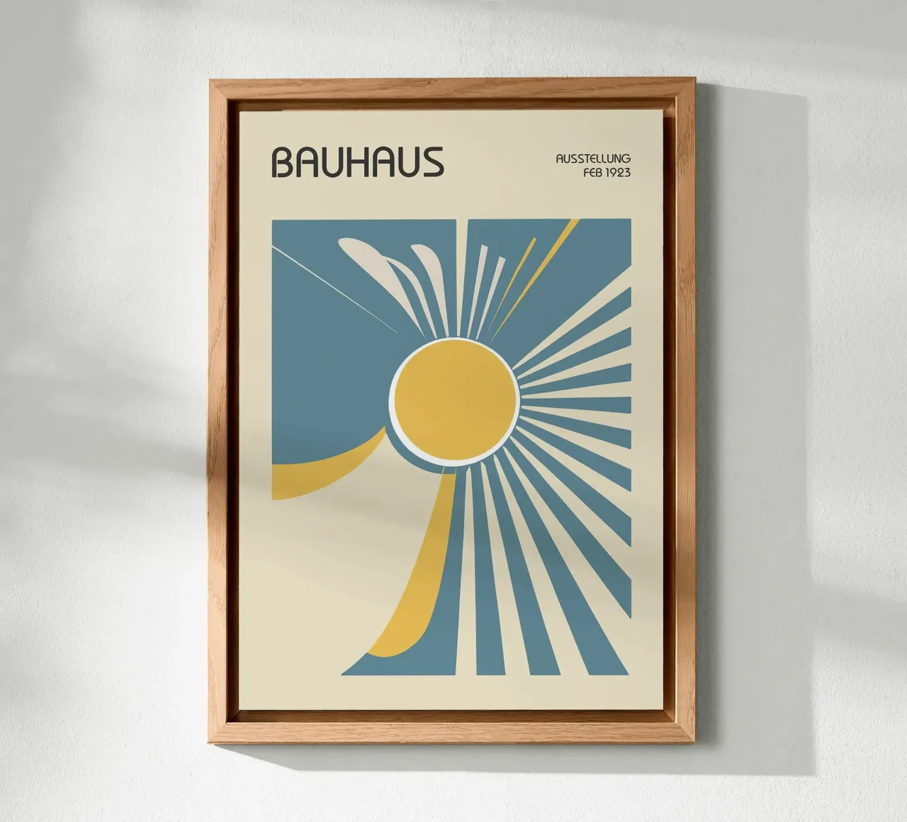 bauhaus sonnenstrahlen geometrische formen Forex-Platte von Dale Edward YoungJr