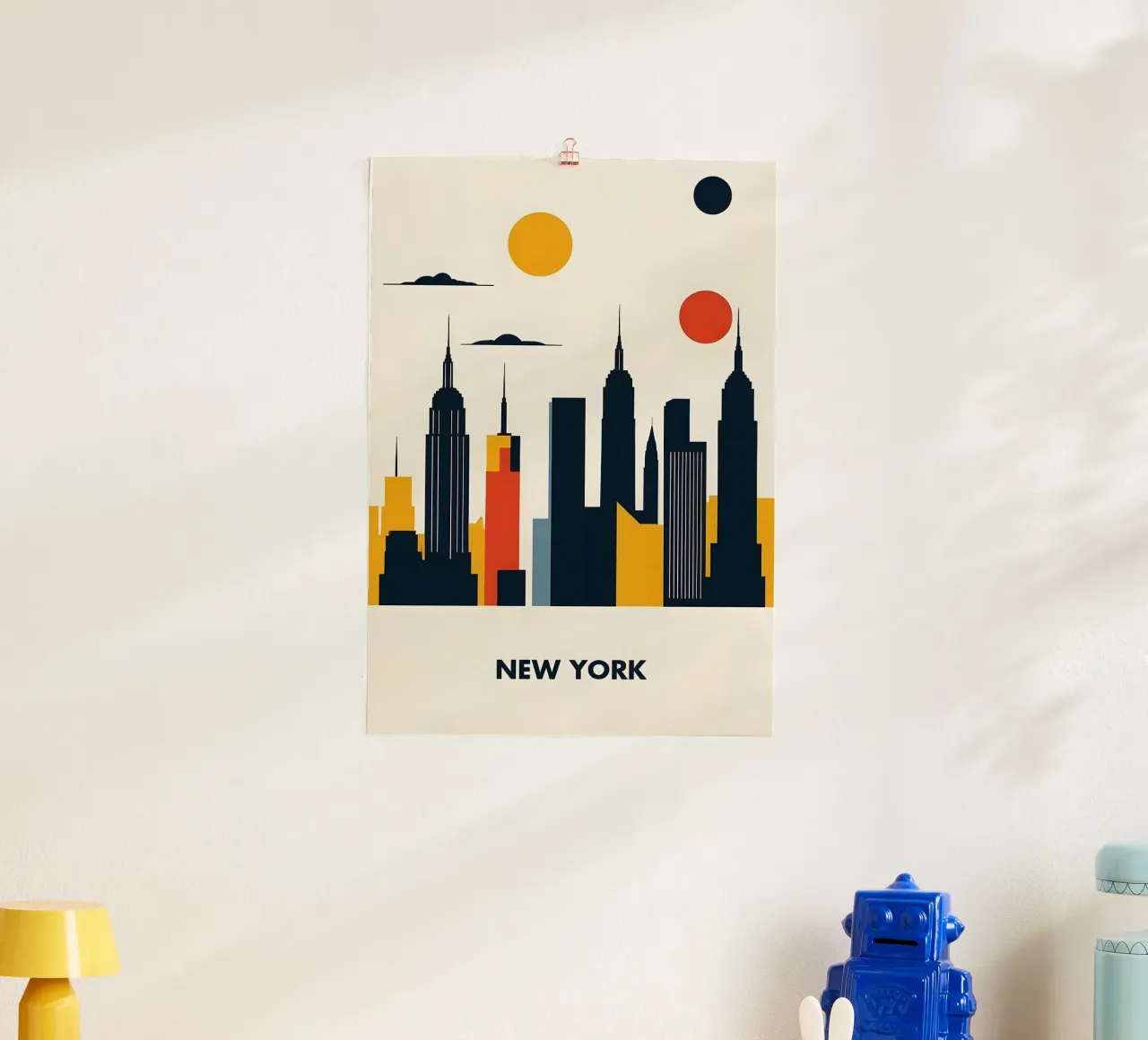 Bauhaus New York poster con telaio in alluminio da Dale Edward YoungJr