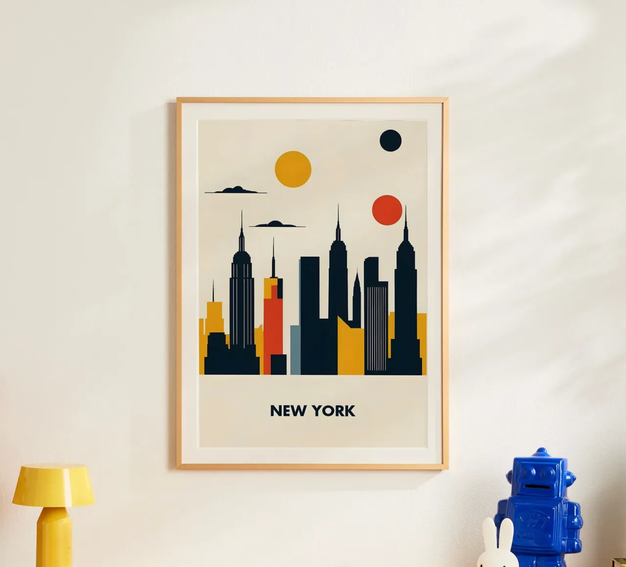 Bauhaus New York poster con telaio in alluminio da Dale Edward YoungJr