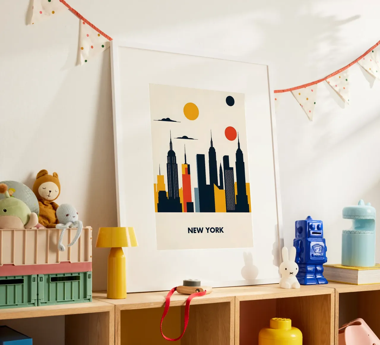 Bauhaus New York poster con telaio in alluminio da Dale Edward YoungJr