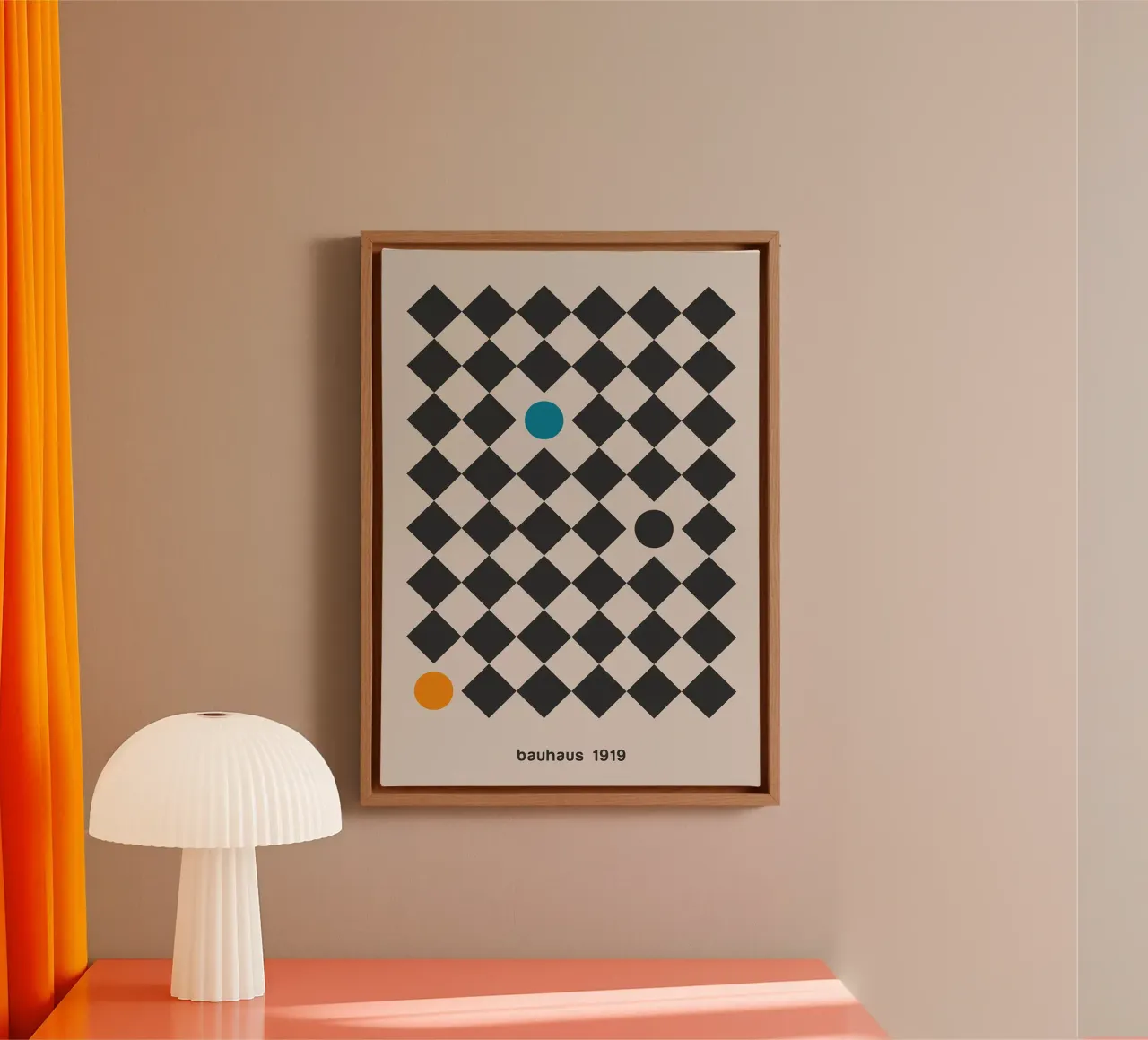 Bauhaus Vintage tela con Cornice a cassetta da Dale Edward YoungJr