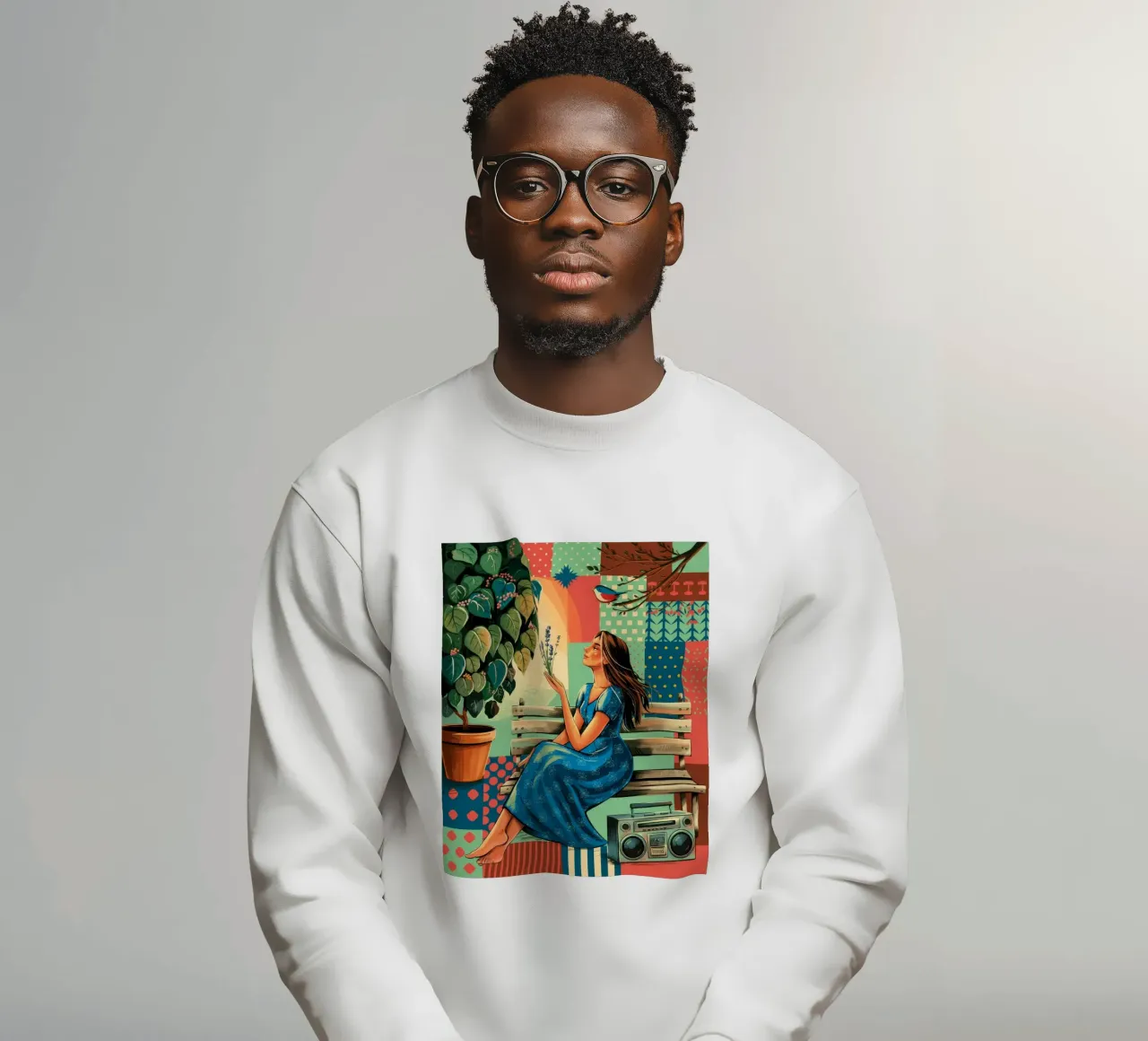 Ispirazione illuminata felpa da Murni Strokes