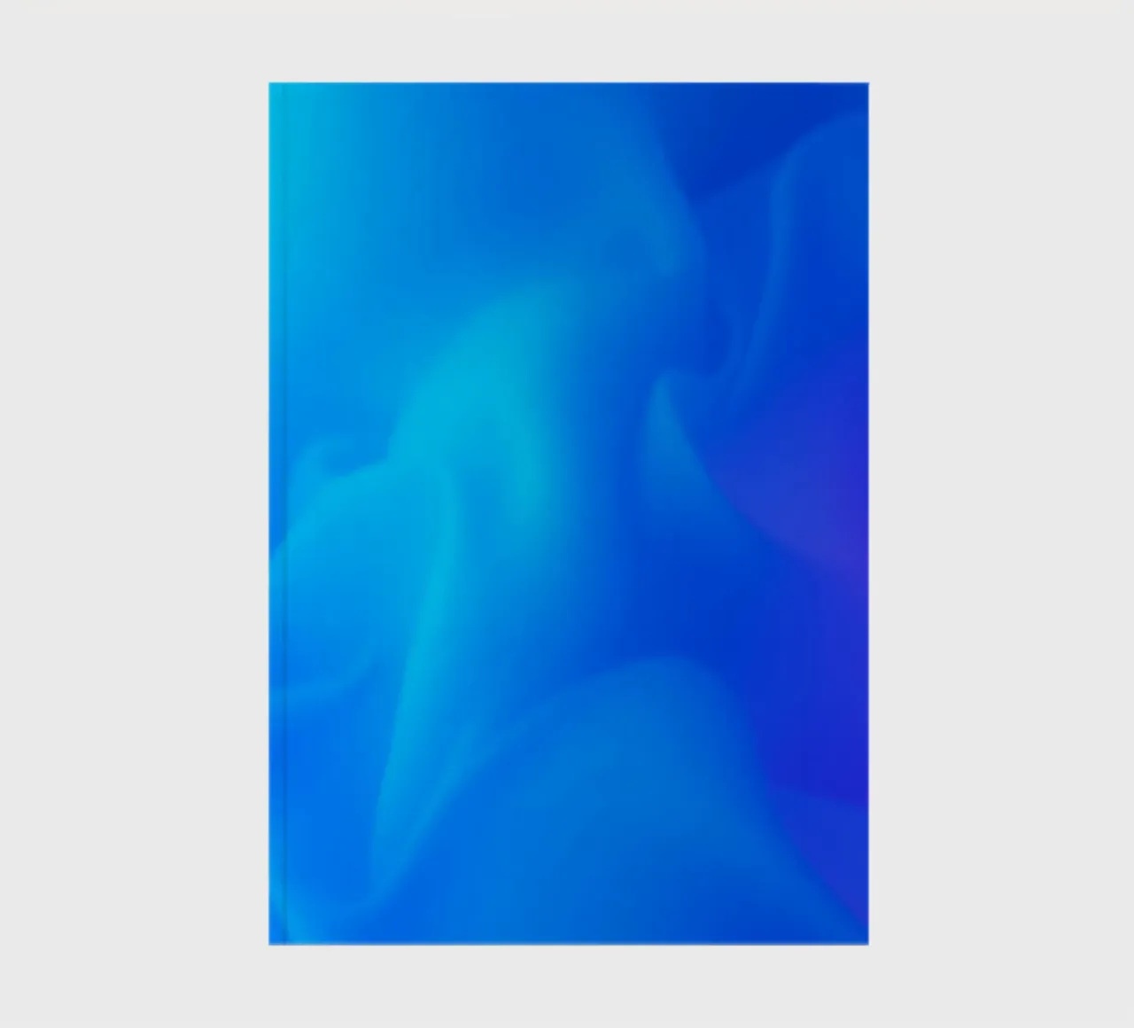 Fluid abstract background with vibrant blue and purple tones notebook by DesignDoodle