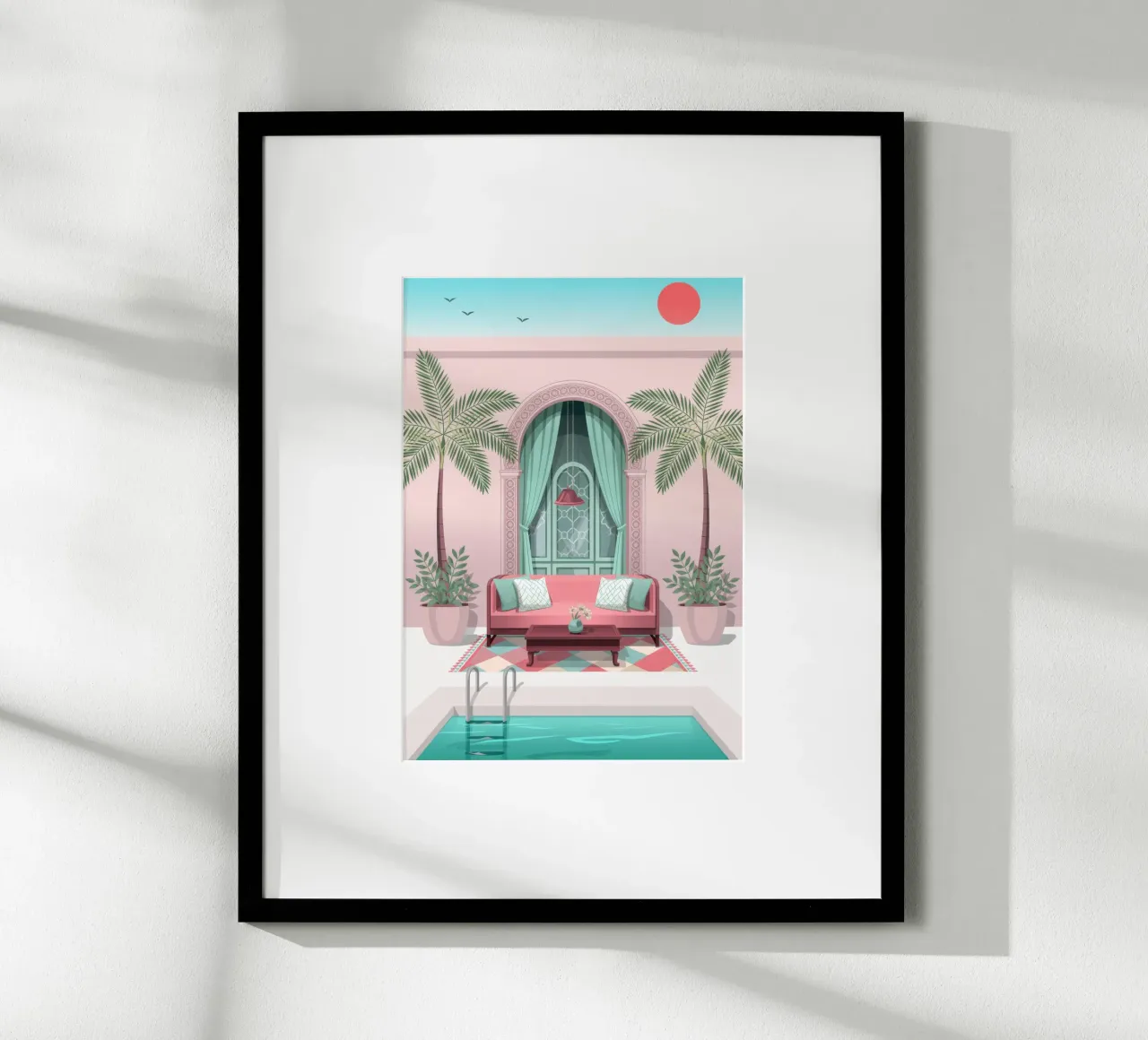 Ritiro nell'oasi poster da Murni Strokes