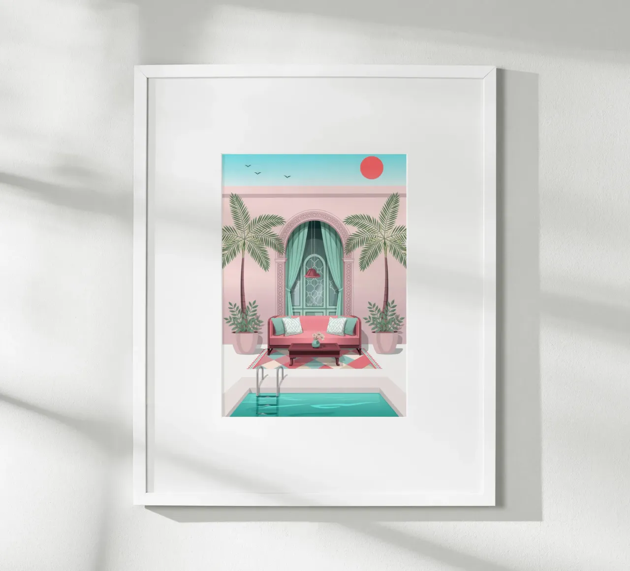 Ritiro nell'oasi poster da Murni Strokes