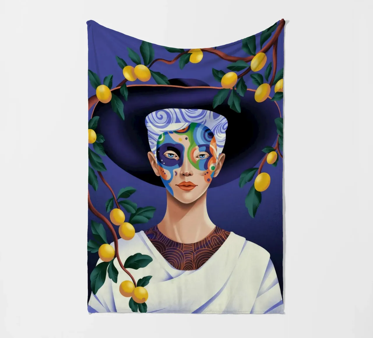Lemon Grove Fleecedecke von Murni Strokes