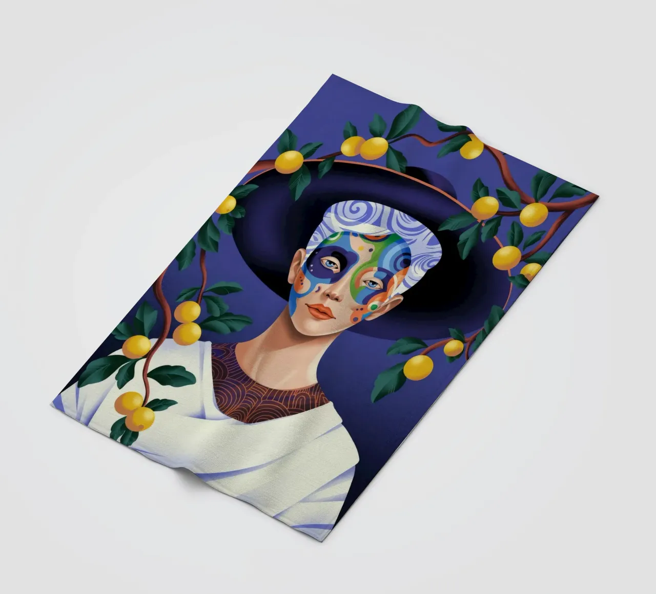 Lemon Grove Fleecedecke von Murni Strokes