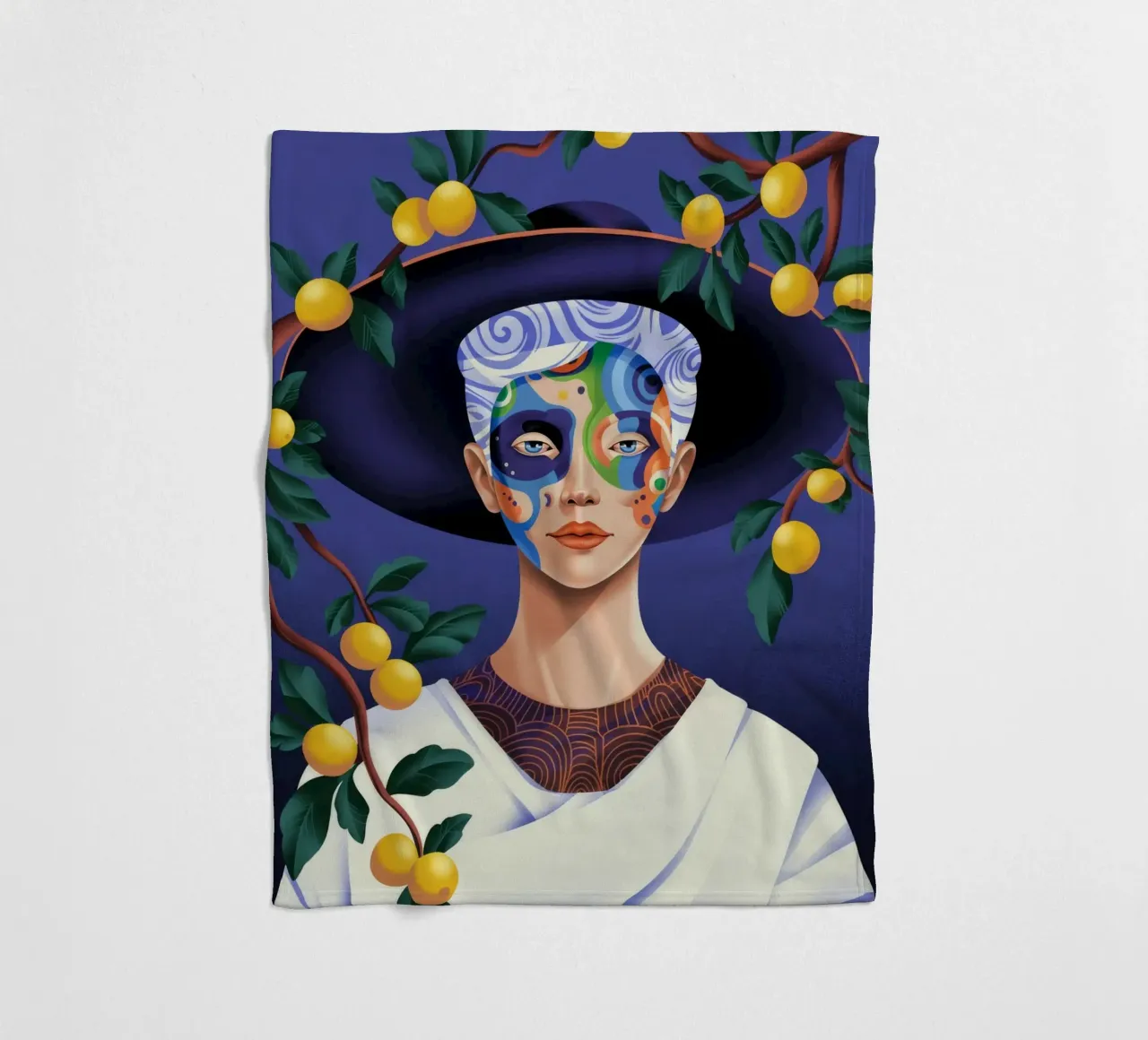 Lemon Grove Fleecedecke von Murni Strokes
