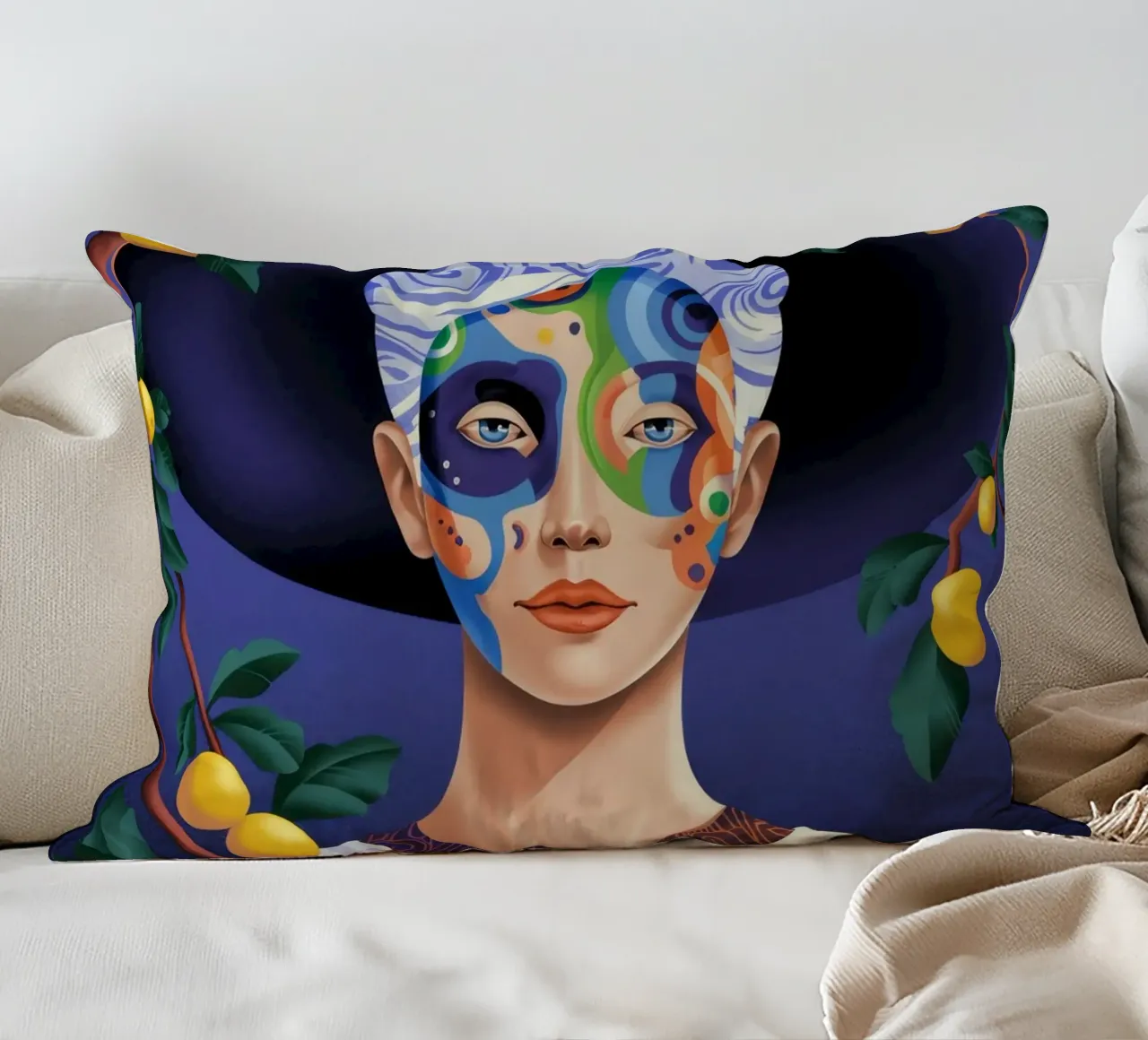 Limoneto cuscino da Murni Strokes