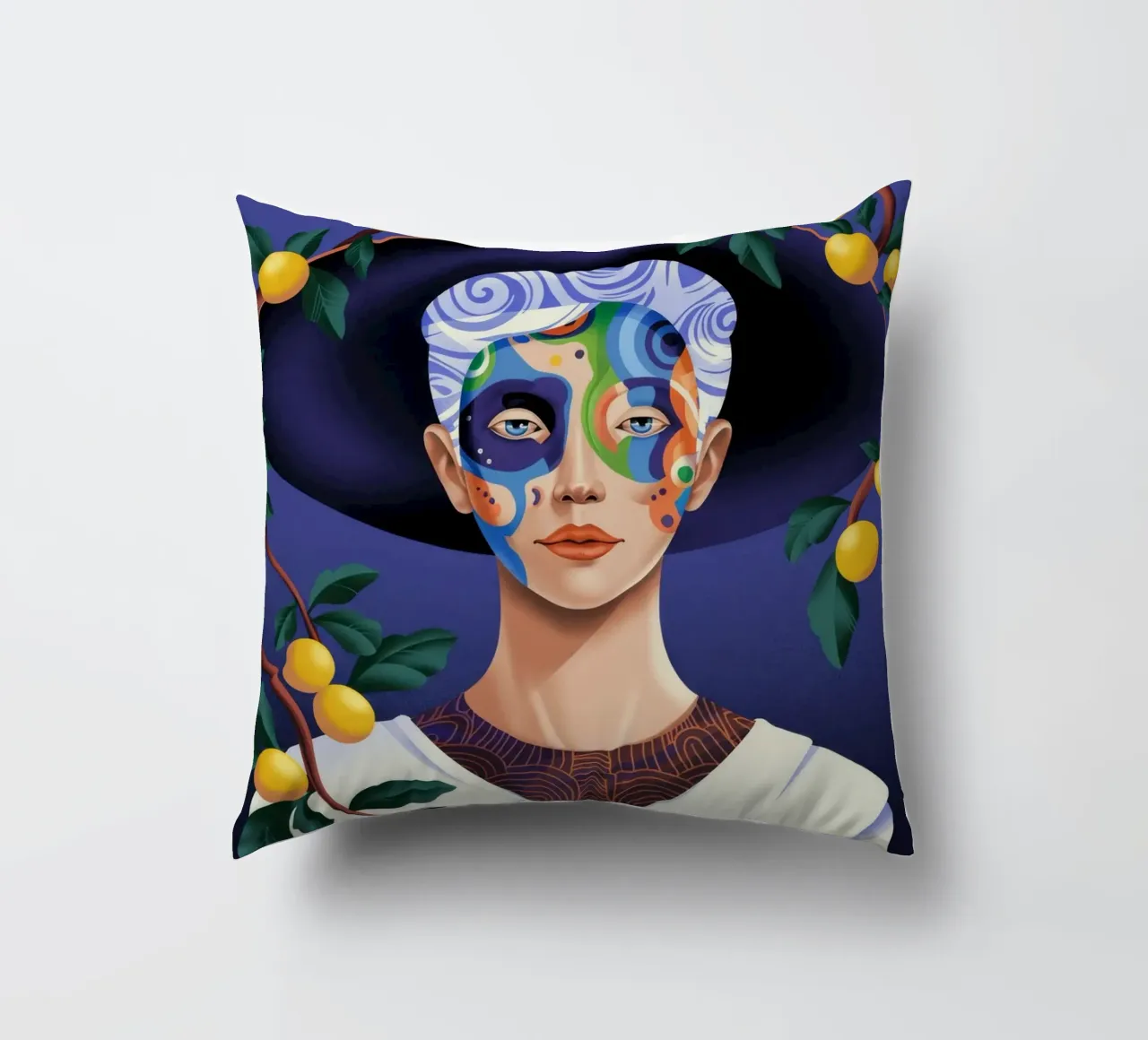 Limoneto cuscino da Murni Strokes