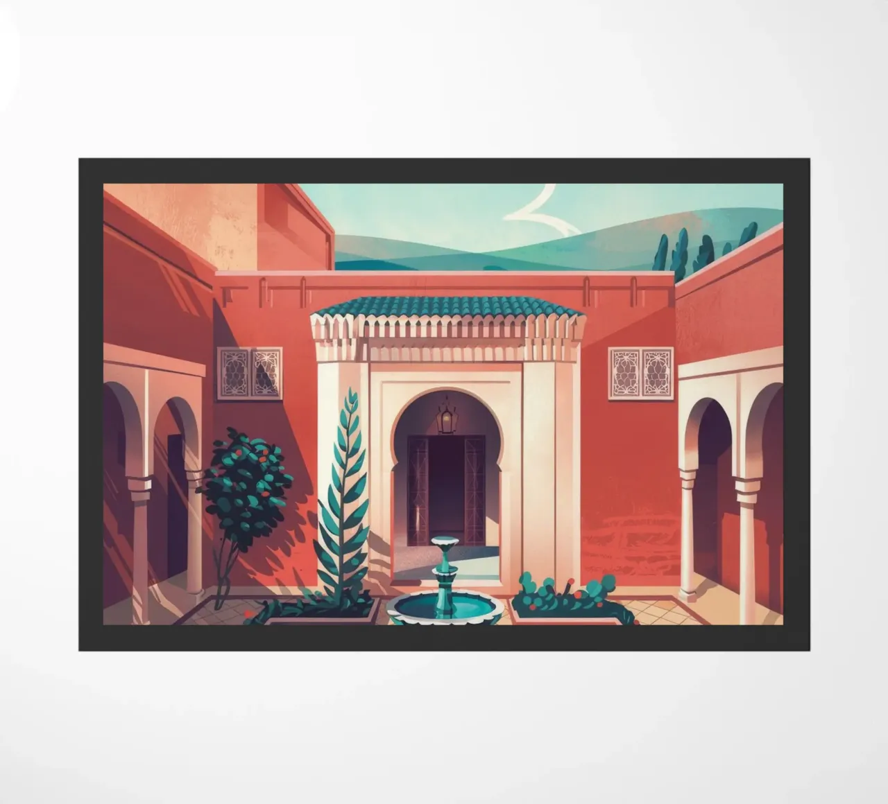 Cortile Serenità zerbino da Murni Strokes