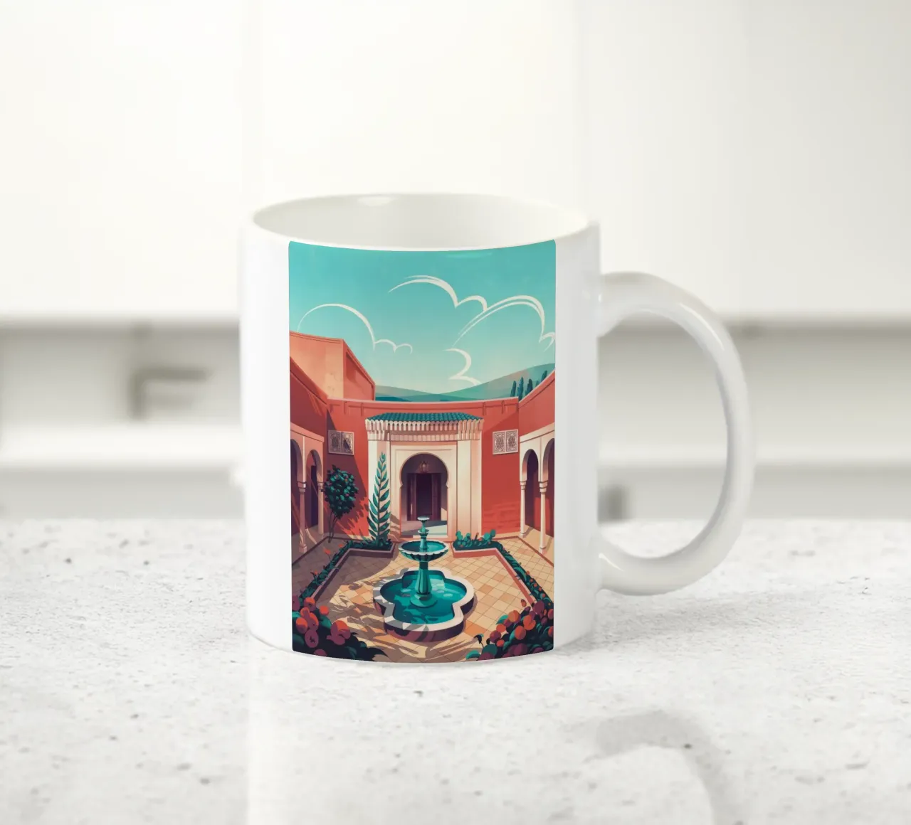 Cortile Serenità tazza in ceramica da Murni Strokes