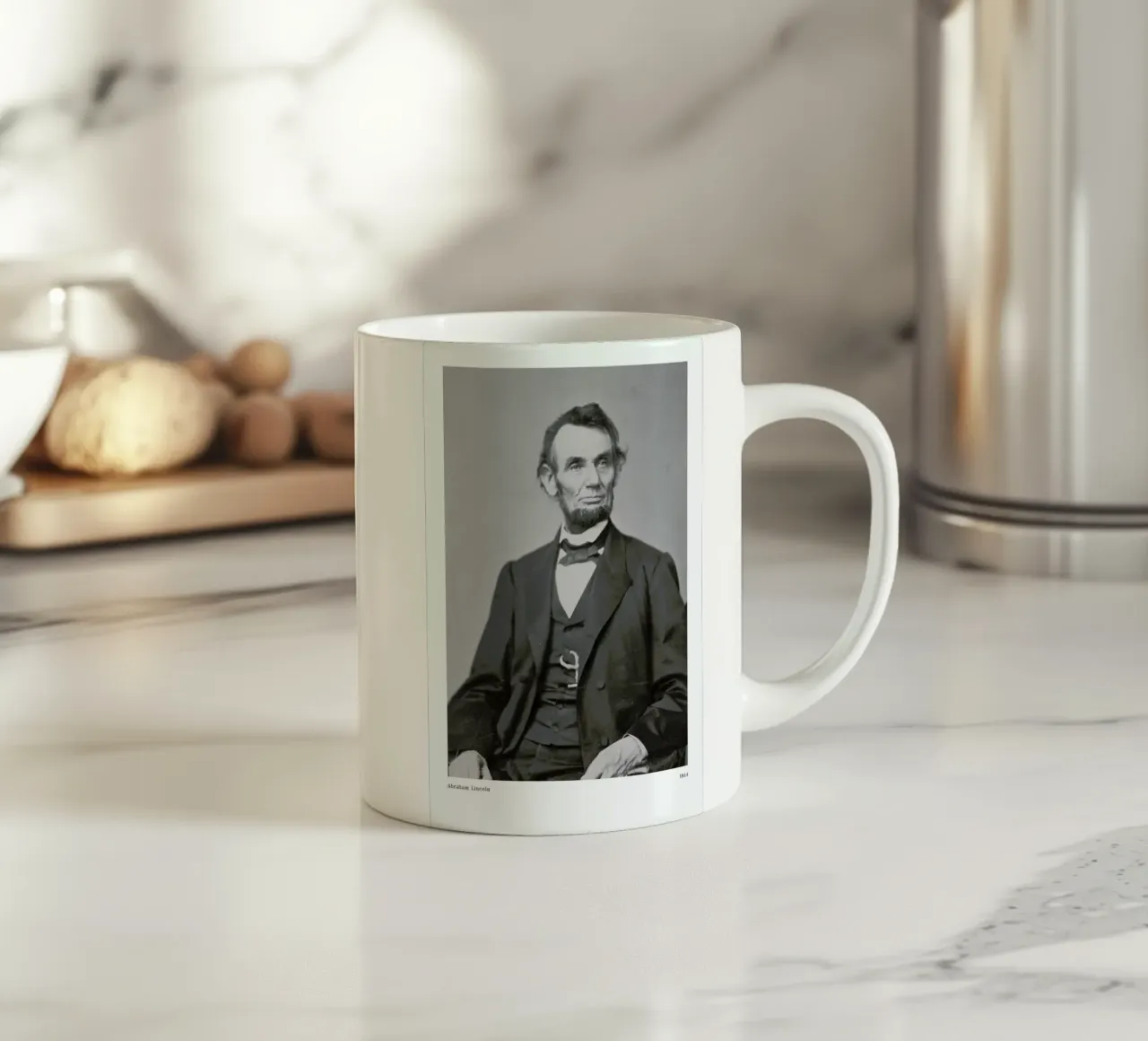Anthony Berger - Abraham Lincoln tazza in ceramica da ARTOTHEK