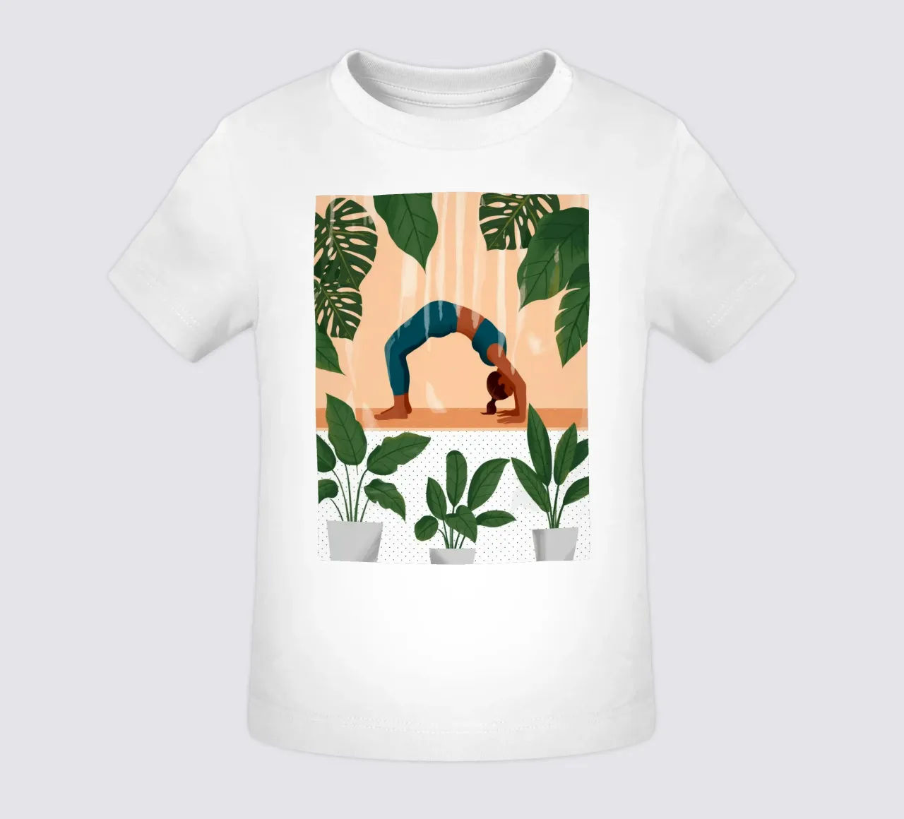 Equilibrio botanico maglietta neonato da Murni Strokes