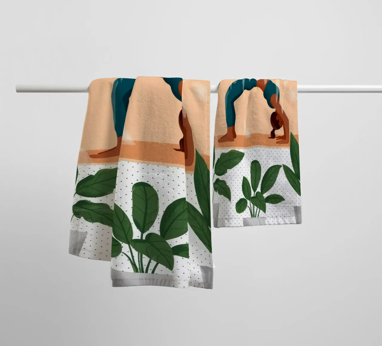 Equilibrio botanico asciugamano da bagno da Murni Strokes