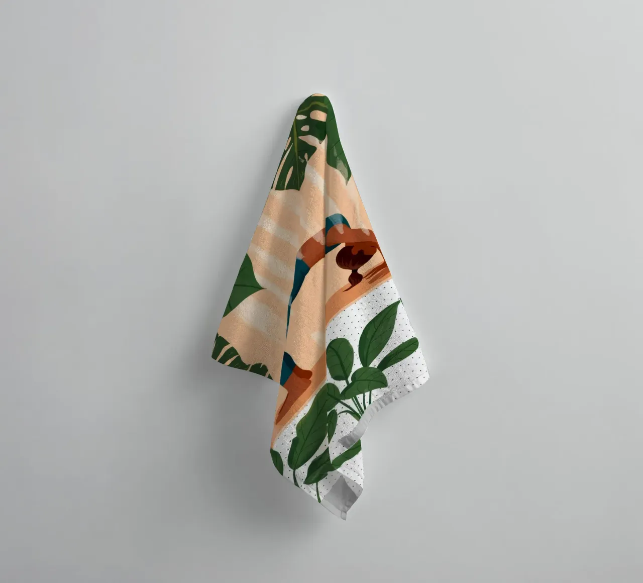 Equilibrio botanico asciugamano da bagno da Murni Strokes