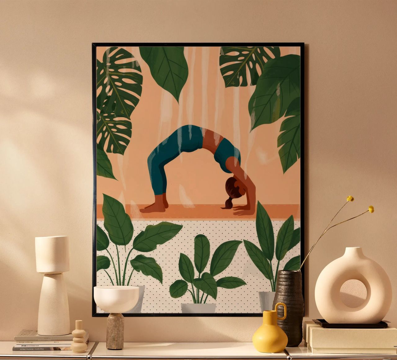 Botanisch evenwicht poster van Murni Strokes