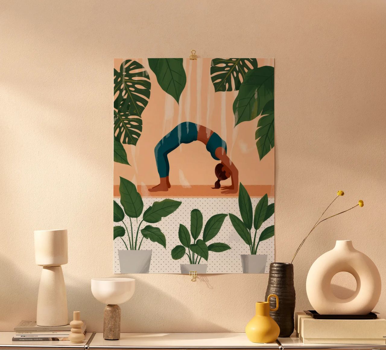 Botanisch evenwicht poster van Murni Strokes