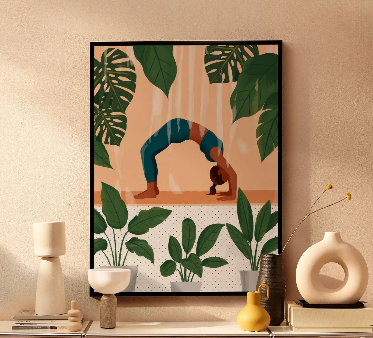 Botanisch evenwicht poster van Murni Strokes