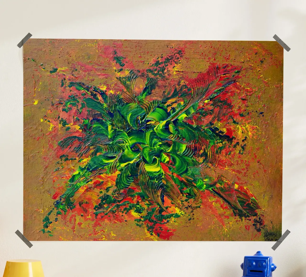 ESPERANZA poster da Thierry Vobmann Abstract painting