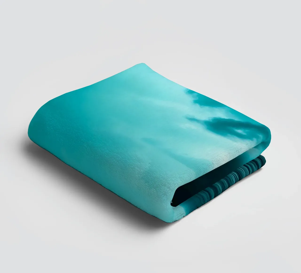 Dynamic sky over calm ocean creates serene backdrop for mobi towel by DesignDoodle